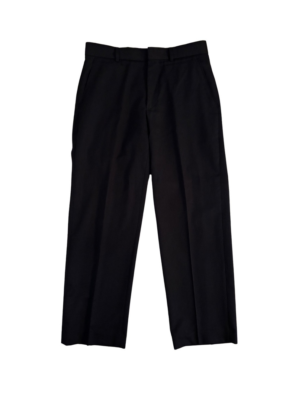 Banana Republic Subtle Pinstripe Black Trousers